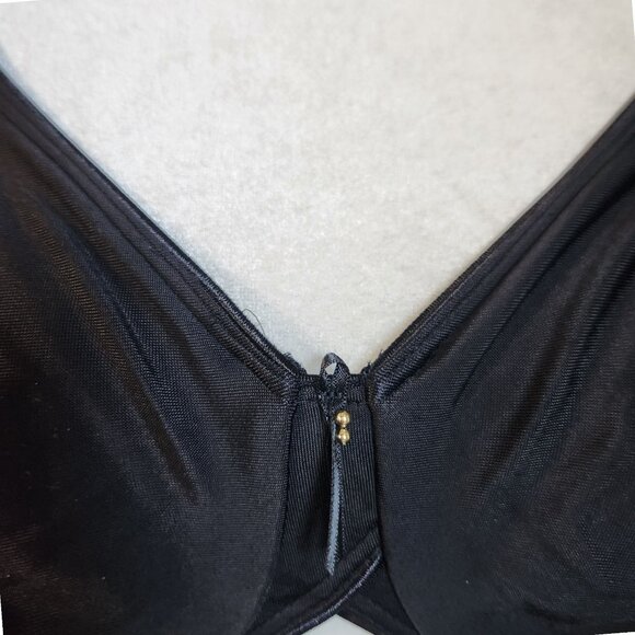 Wacoal Bodysuede Underwire Ultra Full Coverage Bra Black Women's Size 36C - Picture 5 of 13